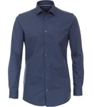 VENTI Businesshemd uni Dunkelblau/Blau/Hellblau