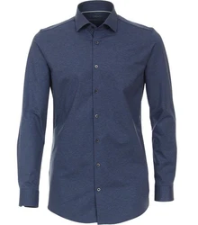 VENTI Businesshemd uni Dunkelblau/Blau/Hellblau