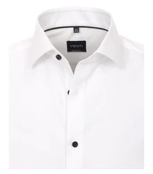 VENTI Businesshemd Uni Weiß/Creme