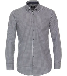 VENTI Hemd Modern Fit 123942400 Grau/Blau/Dunkelblau/Hellblau/Dunkelgrau