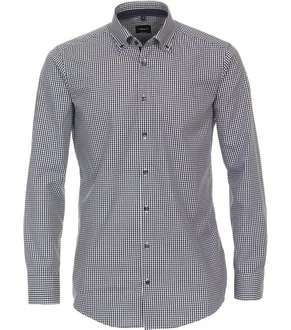 VENTI Hemd Modern Fit 123942400 Grau/Blau/Dunkelblau/Hellblau/Dunkelgrau