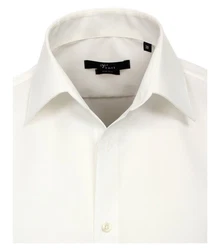 VENTI Businesshemd extra langer Arm Weiß/Creme/Beige