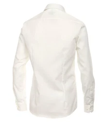 VENTI Businesshemd extra langer Arm Weiß/Creme/Beige