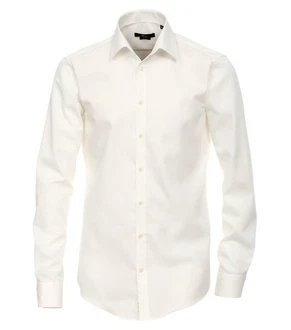 VENTI Businesshemd extra langer Arm Weiß/Creme/Beige