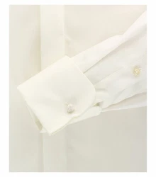 CASAMODA Businesshemd uni Creme/Weiß/Beige/Khaki/Gelb
