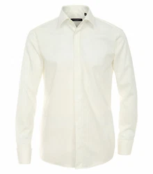 CASAMODA Businesshemd uni Creme/Weiß/Beige/Khaki/Gelb