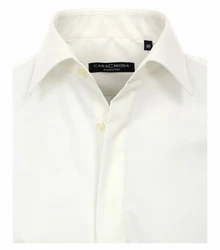 CASAMODA Businesshemd uni Creme/Weiß/Beige/Khaki/Gelb