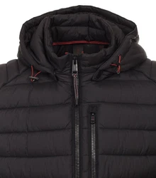 CASAMODA Steppjacke Schwarz/Grau/Dunkelgrau/Rot