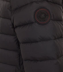 CASAMODA Steppjacke Schwarz/Grau/Dunkelgrau/Rot