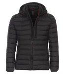 CASAMODA Steppjacke Schwarz/Grau/Dunkelgrau/Rot