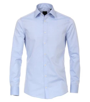 VENTI Businesshemd extra langer Arm Hellblau/Dunkelblau/Blau