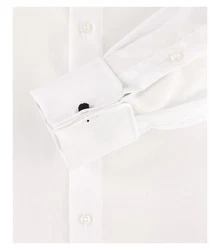 CASAMODA Langarmhemd Businesshemd Creme/Weiß