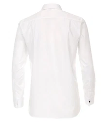 CASAMODA Langarmhemd Businesshemd Creme/Weiß