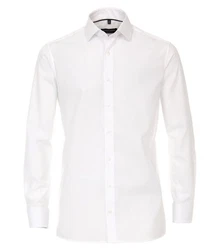 CASAMODA Langarmhemd Businesshemd Creme/Weiß