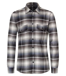 CASAMODA Hemd Kent Casual Fit Schwarz/Dunkelgrau/Blau/Hellblau/Dunkelblau/Grau