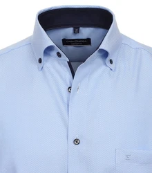 CASAMODA Businesshemd uni Hellblau/Dunkelblau/Blau