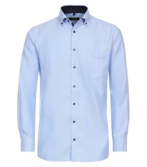 CASAMODA Businesshemd uni Hellblau/Dunkelblau/Blau CASAMODA Businesshemd uni Hellblau/Dunkelblau/Blau