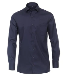 CASAMODA Langarmhemd Comfort Fit NOS Dunkelblau