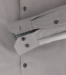 VENTI Businesshemd Hyperflex uni Grau/Hellgrau/Dunkelgrau/Braun