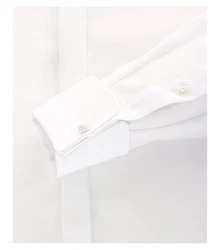 CASAMODA Businesshemd uni Weiß/Creme