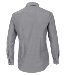VENTI Langarmhemd Modern Fit Button-Down-Kragen (113644200) Grau/Dunkelgrau/Dunkelblau/Hellgrau