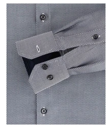 VENTI Langarmhemd Modern Fit Button-Down-Kragen (113644200) Grau/Dunkelgrau/Dunkelblau/Hellgrau