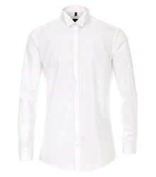 VENTI Businesshemd uni Weiß/Creme