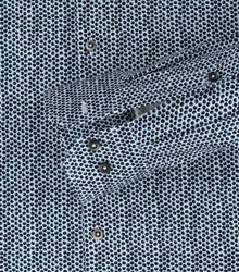 VENTI Businesshemd Print Dunkelblau/Hellblau/Blau/Grau