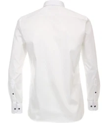 CASAMODA Businesshemd uni Creme/Weiß