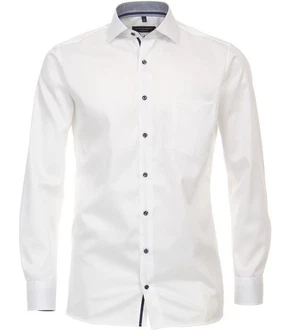 CASAMODA Businesshemd uni Creme/Weiß
