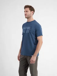 LERROS Herren T-Shirt mit Brust-Print 