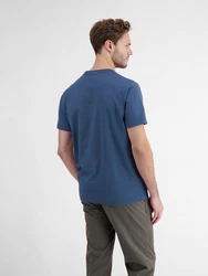 LERROS Herren T-Shirt mit Brust-Print 