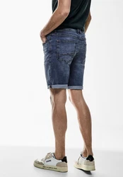 STREET ONE MEN Gerade Jeans 5-Pocket-Style Dunkelblau/Blau/Lila/Hellblau
