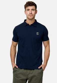 Indicode Poloshirt INEddard Dunkelblau/Blau
