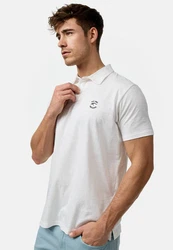 Indicode Poloshirt INEddard Weiß/Creme/Grau