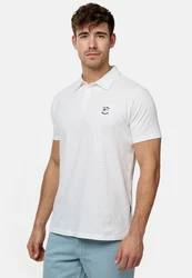 Indicode Poloshirt INEddard Weiß/Creme/Grau