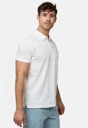 Indicode Poloshirt INEddard Weiß/Creme/Grau
