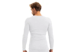 MT Funktionshemd Ski-/Thermounterhemd Weiß/Creme/Grau