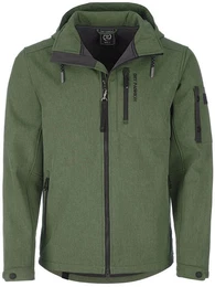 Softshelljacke Herren Jacke Wangerooge mit Fleece-Innenfutter und abnehmbarer Kapuze