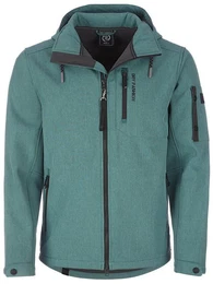 Softshelljacke Herren Jacke Wangerooge mit Fleece-Innenfutter und abnehmbarer Kapuze