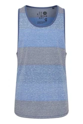 !Solid Tanktop SDCharan Grau/Blau/Hellblau