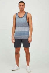 !Solid Tanktop SDCharan Grau/Hellblau/Blau
