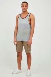 !Solid Tanktop SDCharan Creme/Grau/Hellgrau/Weiß