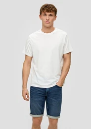 Stoffhose Bermuda Jeans Mauro / Regular Fit / Mid Rise / Straight Leg