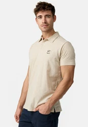 Indicode Poloshirt INEddard Khaki/Beige/Braun