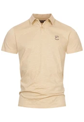 Indicode Poloshirt INEddard Khaki/Beige/Braun