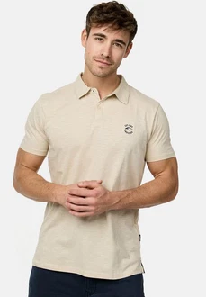 Indicode Poloshirt INEddard Khaki/Beige/Braun