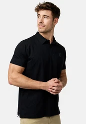 Indicode Poloshirt INEddard Schwarz/Dunkelgrau