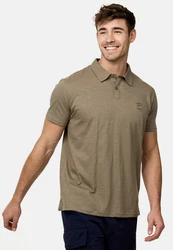 Indicode Poloshirt INEddard Khaki/Dunkelgrün/Braun