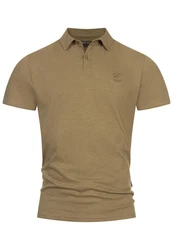 Indicode Poloshirt INEddard Khaki/Dunkelgrün/Braun